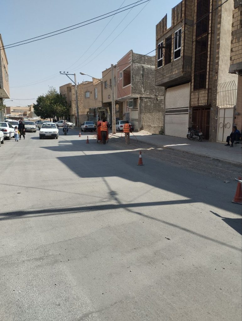 پروژه فیبر نوری شهرضا ۲