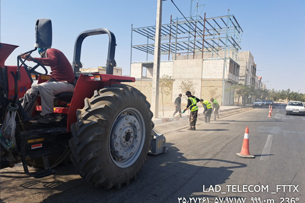 پروژه فیبر نوری شهرستان بردسکن