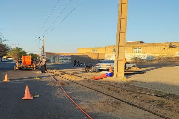 پروژه فیبر نوری شهرستان شوشتر در استان خوزستان