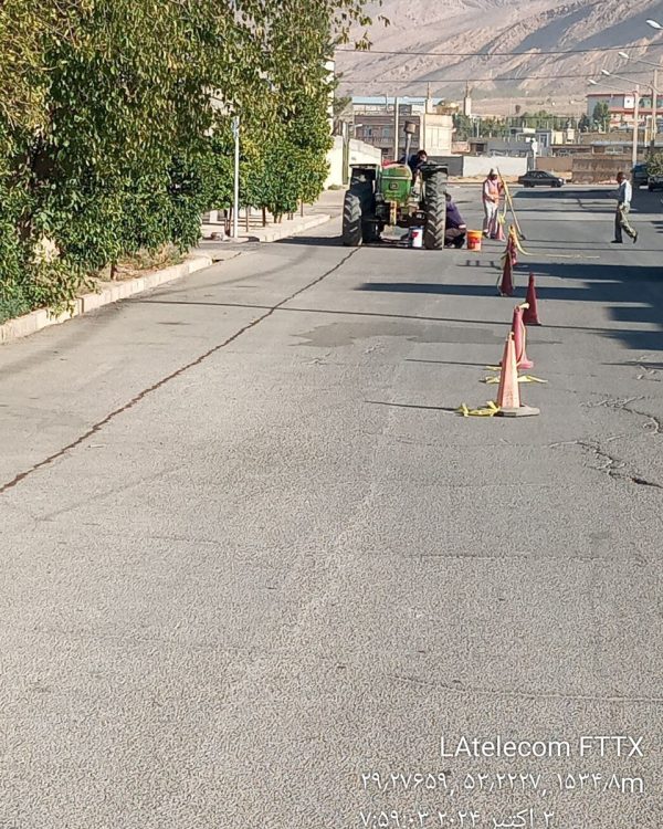 پروژه فیبر نوری شهر سروستان استان فارس 3
